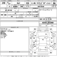 Toyota CAMRY лот № 248 оценка RA  с аукциона в Японии 2