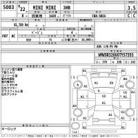 Rover MINI лот № 5003 оценка R  с аукциона в Японии 2