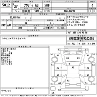 Audi A3 лот № 5012 оценка 4  с аукциона в Японии 2