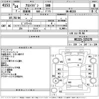 Suzuki ALTO LAPIN лот № 4151 оценка R  с аукциона в Японии 2