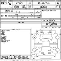 Mazda AZ WAGON лот № 70021 оценка RA  с аукциона в Японии 2