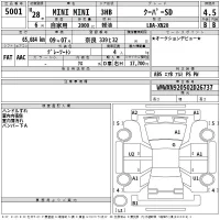 BMW MINI лот № 5001 оценка 4.5  с аукциона в Японии 2