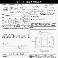 Nissan SERENA лот № 4053 оценка 3.5  с аукциона в Японии 2