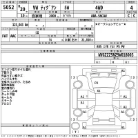 Volkswagen TIGUAN лот № 5052 оценка 4  с аукциона в Японии 2