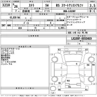 Subaru STELLA лот № 3210 оценка 3.5  с аукциона в Японии 2