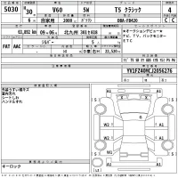 Volvo V60 лот № 5030 оценка 4  с аукциона в Японии 2