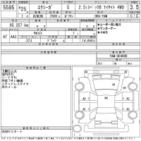 Subaru EXIGA лот № 5595 оценка 3.5  с аукциона в Японии 11