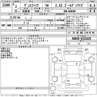 Toyota VELLFIRE лот № 2180 оценка 4.5  с аукциона в Японии 2