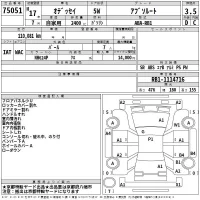 Honda ODYSSEY лот № 75051 оценка R  с аукциона в Японии 2