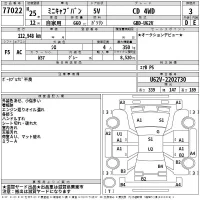 Mitsubishi MINICAB VAN лот № 77022 оценка 3  с аукциона в Японии 2