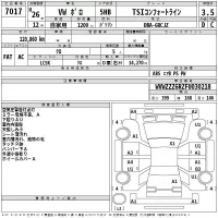 Volkswagen POLO лот № 7017 оценка 3.5  с аукциона в Японии 2