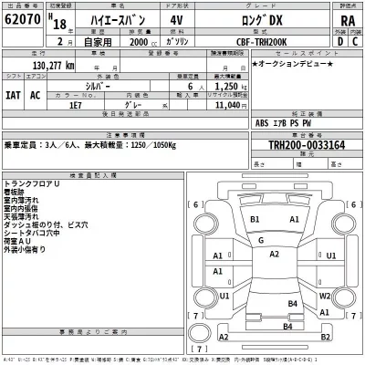 Toyota HIACE VAN  с аукциона в Японии