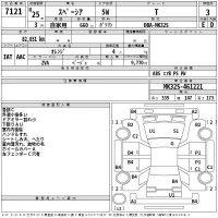 Suzuki SPACIA лот № 7121 оценка 3  с аукциона в Японии 2