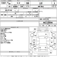 Nissan MARCH лот № 7207 оценка 3  с аукциона в Японии 2