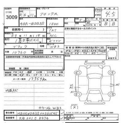 Suzuki FRONX  с аукциона в Японии