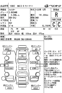 Subaru FORESTER лот № 10007 оценка R  с аукциона в Японии 7