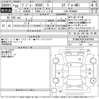 Peugeot 3008 лот № 38091 оценка 4.5  с аукциона в Японии 9