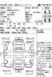 Mazda CX-8 лот № 60050 оценка 4.5  с аукциона в Японии 6