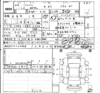 Nissan SKYLINE лот № 6806 оценка 4  с аукциона в Японии 4