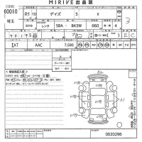 Nissan DAYZ лот № 60010 оценка 3  с аукциона в Японии 6