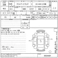 Nissan CLIPPER TRUCK лот № 284 оценка 3.5  с аукциона в Японии 9