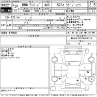 BMW 5-Series лот № 90221 оценка 3.5  с аукциона в Японии 11