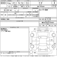 Smart FORFOUR лот № 90451 оценка 4  с аукциона в Японии 11