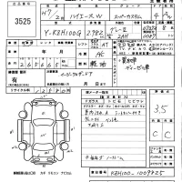 Toyota HIACE лот № 3525 оценка 3.5  с аукциона в Японии 5