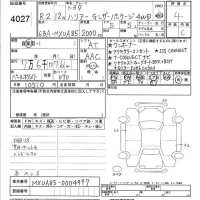 Toyota HARRIER лот № 4027 оценка 4  с аукциона в Японии 7