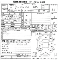 Nissan CUBECUBIC лот № 6019 оценка 3.5  с аукциона в Японии 8