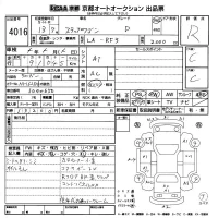 Honda STEP WAGON лот № 4016 оценка R  с аукциона в Японии 8