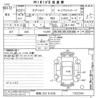 Honda ODYSSEY лот № 90172 оценка 3.5  с аукциона в Японии 11