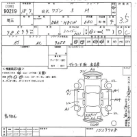 Mitsubishi EK WAGON лот № 90219 оценка 3.5  с аукциона в Японии 2
