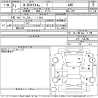 Honda N BOX лот № 110 оценка R  с аукциона в Японии 11