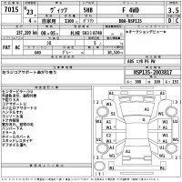 Toyota VITZ лот № 7015 оценка 3.5  с аукциона в Японии 2