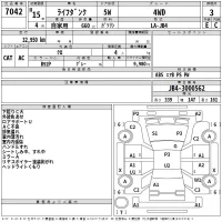 Honda LIFE DUNK лот № 7042 оценка 3  с аукциона в Японии 1