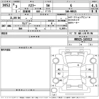 Suzuki HUSTLER лот № 3052 оценка 4.5  с аукциона в Японии 1
