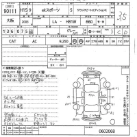 Mitsubishi EK SPORTS лот № 90111 оценка 3.5  с аукциона в Японии 5