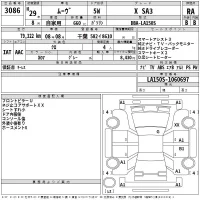 Daihatsu MOVE лот № 3086 оценка RA  с аукциона в Японии 2