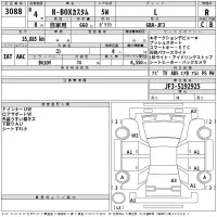 Honda N BOX лот № 3088 оценка R  с аукциона в Японии 2