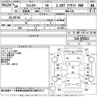 Subaru FORESTER лот № 70129 оценка RA  с аукциона в Японии 1