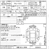 Daihatsu Atrai Wagon лот № 90195 оценка R  с аукциона в Японии 5
