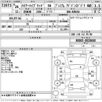Toyota HARRIER лот № 72073 оценка 3.5  с аукциона в Японии 2