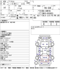 Toyota ISIS лот № 5016 оценка R  с аукциона в Японии 5