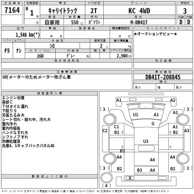 Suzuki CARRY TRUCK  с аукциона в Японии