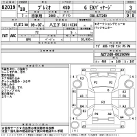 Toyota PREMIO лот № 82019 оценка 3  с аукциона в Японии 2