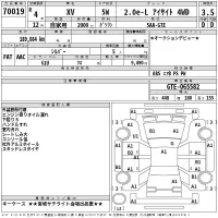 Subaru XV лот № 70019 оценка 3.5  с аукциона в Японии 1