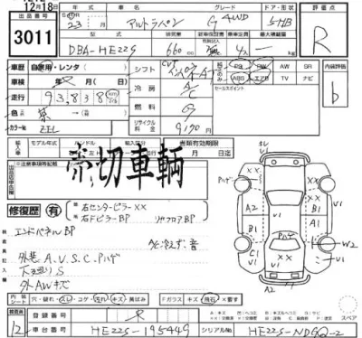 Suzuki ALTO LAPIN  с аукциона в Японии