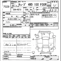 Nissan CUBE лот № 7029 оценка 4  с аукциона в Японии 1