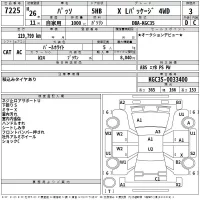 Toyota PASSO лот № 7225 оценка 3  с аукциона в Японии 1